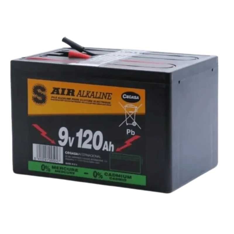 Pile pour Clôture électrique 9V 120Ah
