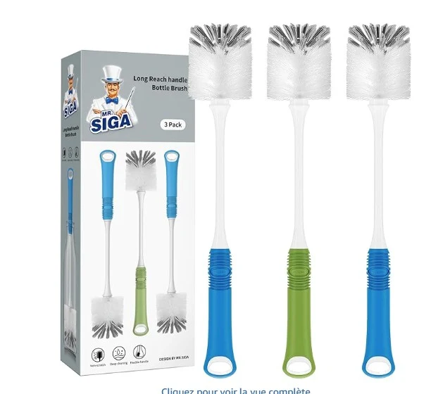 Goupillon avec long manche Goupillon Bouteille avec Long Manche,