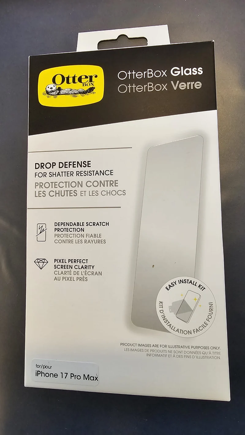 Vitre Belkin UltraGlass2 Screen Protector for iPhone 17 Pro Max with EasyAlign Tray