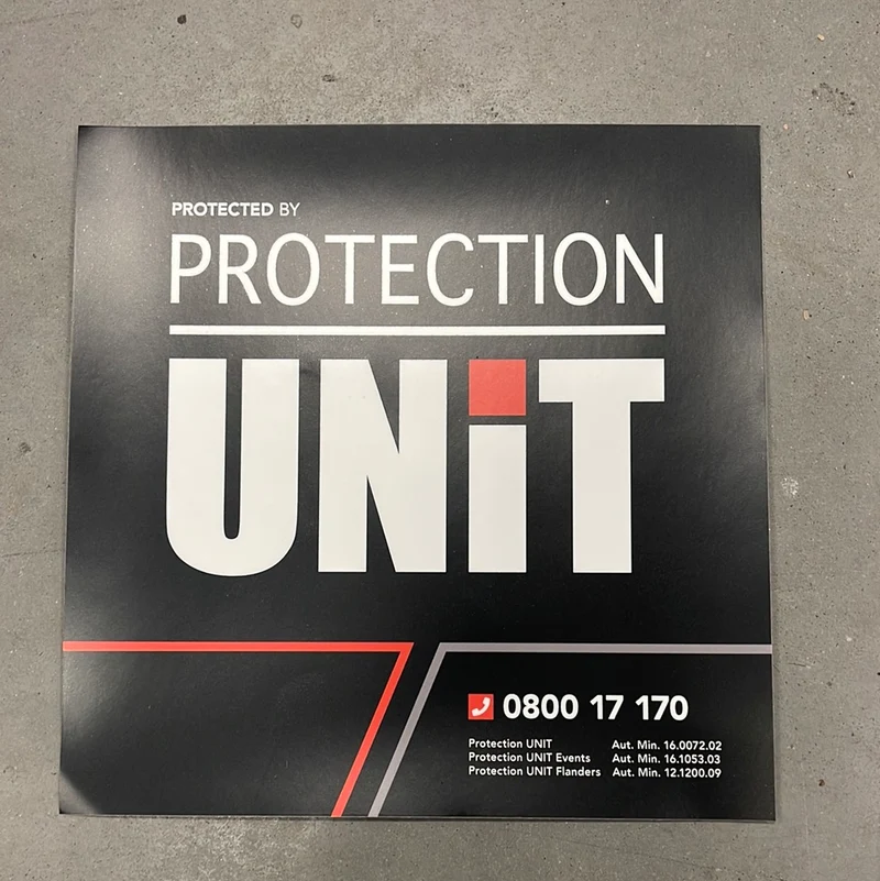 Autocollant PU 24x24