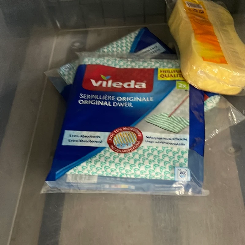 Serpilliere verte originale Vileda