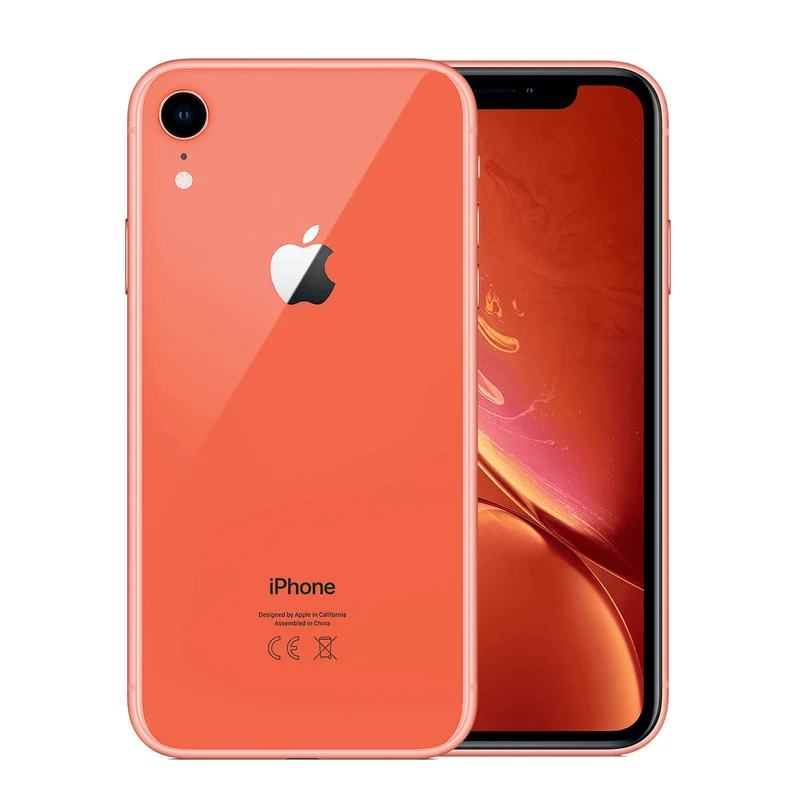 iPhone XR 256 Go - Corail - Débloqué - Batterie Neuve