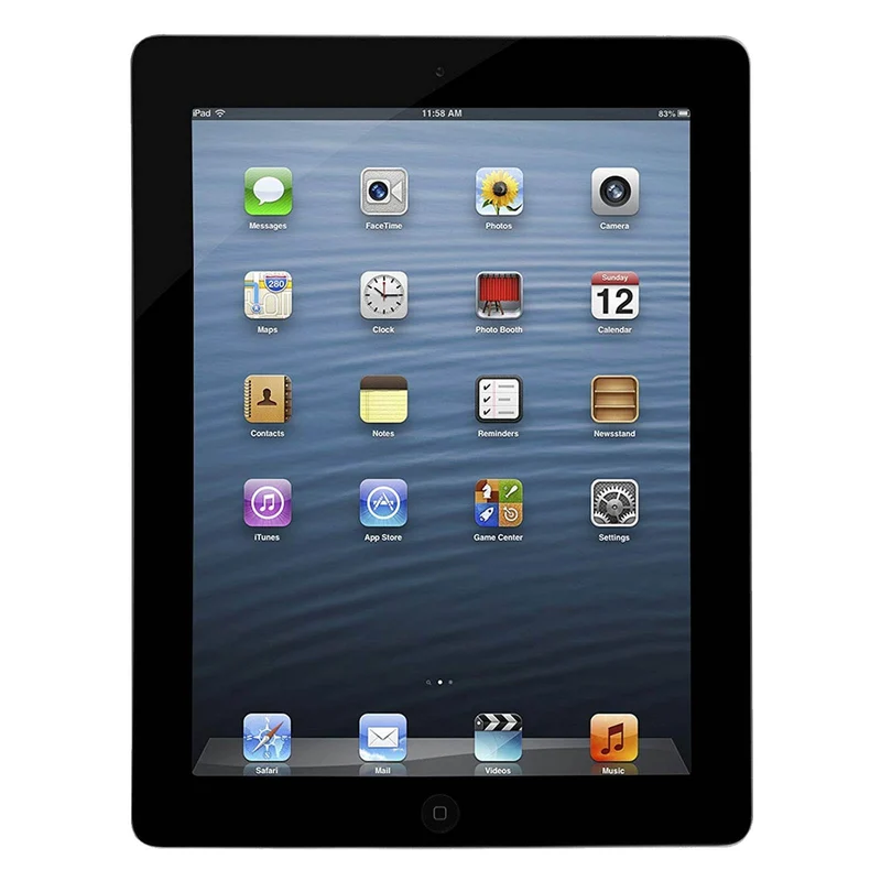 iPad 4 16GB WiFi & Cellular Noir Excellent Débloqué