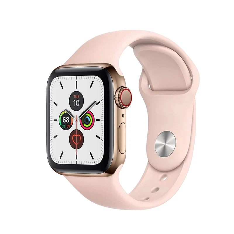 Apple Watch Series 5 Boîtier en acier inoxydable 40mm - Or