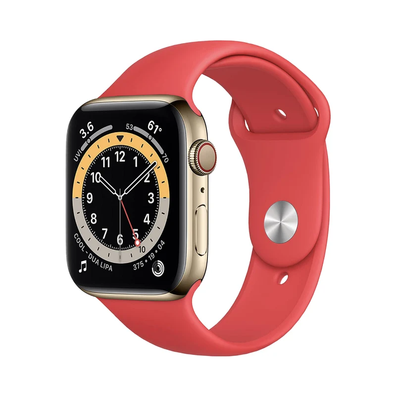 Apple Watch Series 6 Boîtier en acier inoxydable 40mm - Or