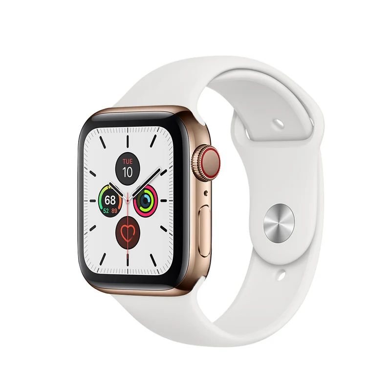Apple Watch Series 5 Boîtier en acier inoxydable 44mm - Or