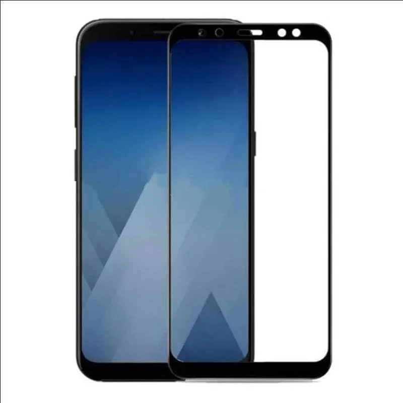 Glace de protection en verre tempée pour téléphone Samsung Galaxy A8