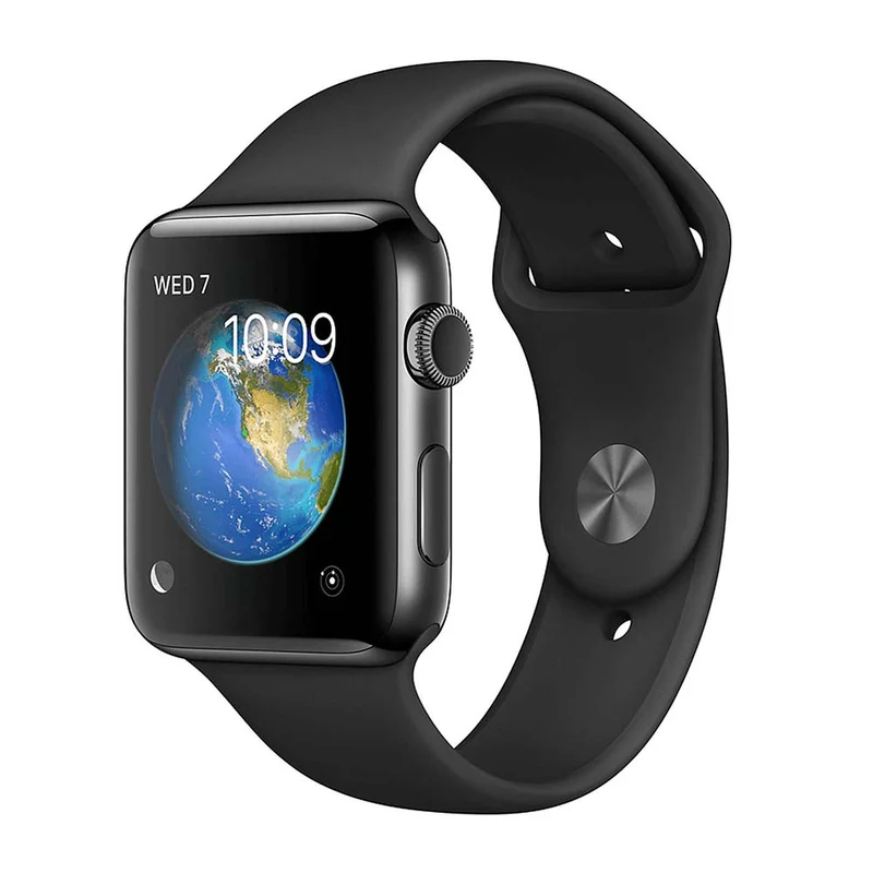 Apple Watch Series 3 Acier Inoxydable 42mm - Noir - Excellent
