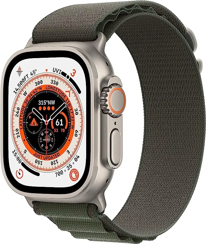 Apple Watch Series Ultra Titane 49 mm Cellular - Titane naturel
