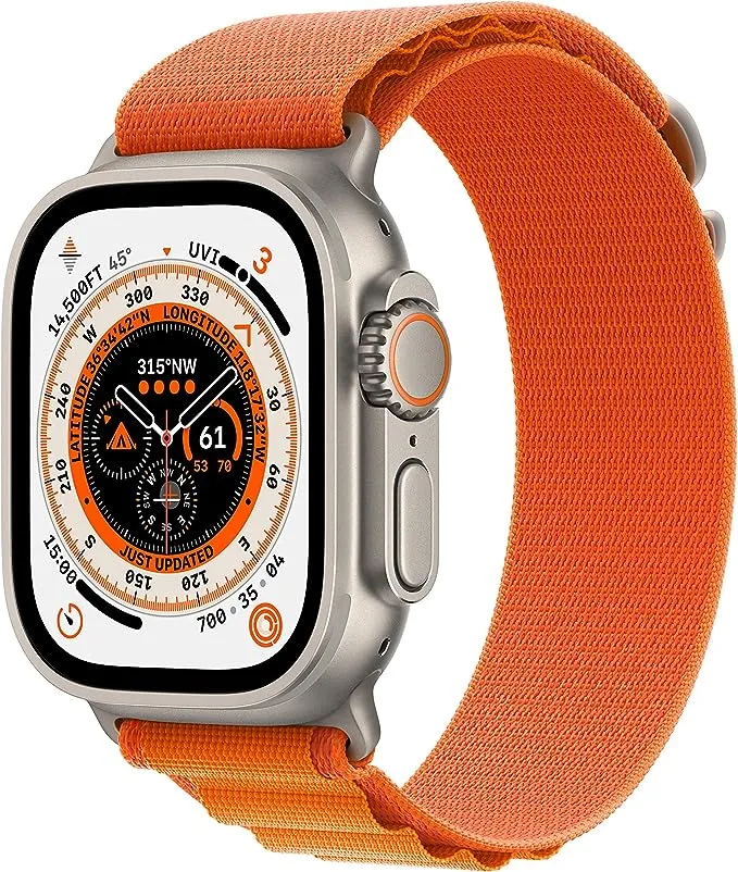 Apple Watch Series Ultra Titane 49 mm Cellular - Titane naturel