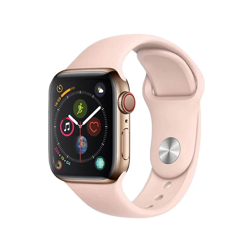 Apple Watch Series 4 Boîtier en acier inoxydable 44mm - Or