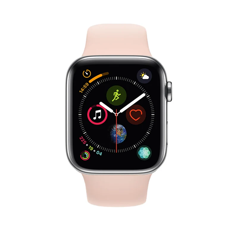Apple Watch Series 4 Boîtier en acier inoxydable 40mm - Argent