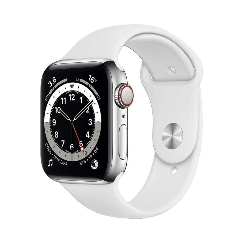 Apple Watch Series 6 Boîtier en acier inoxydable 40mm - Argent