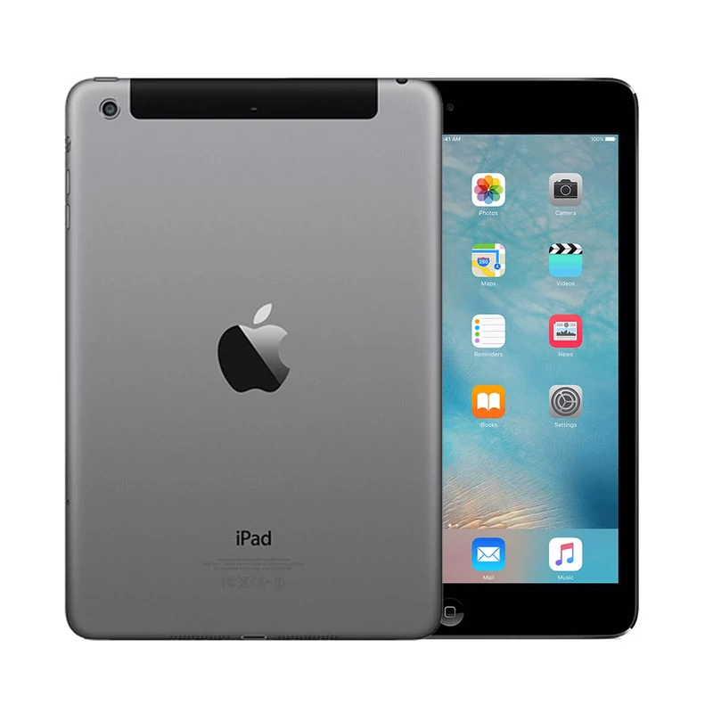 iPad Mini 3 64GB WiFi & Cellular - Grade C Gris Sidéral Bon état Débloqué