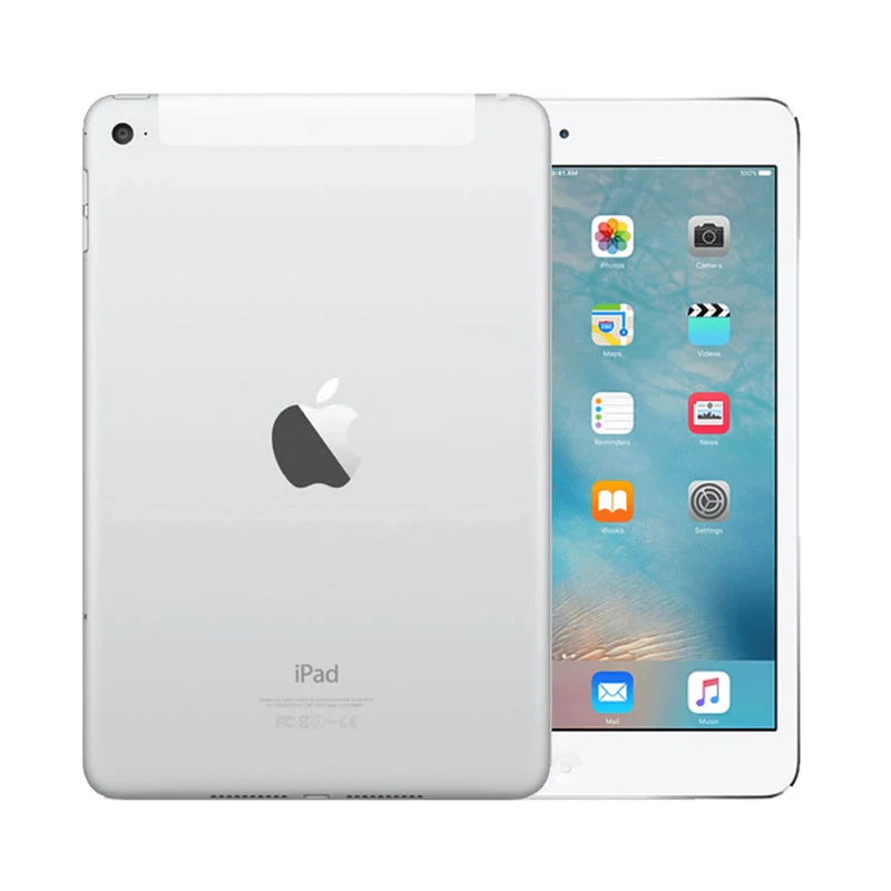Apple iPad Mini 4 64Go Argent WiFi & Cellulaire - Bon état