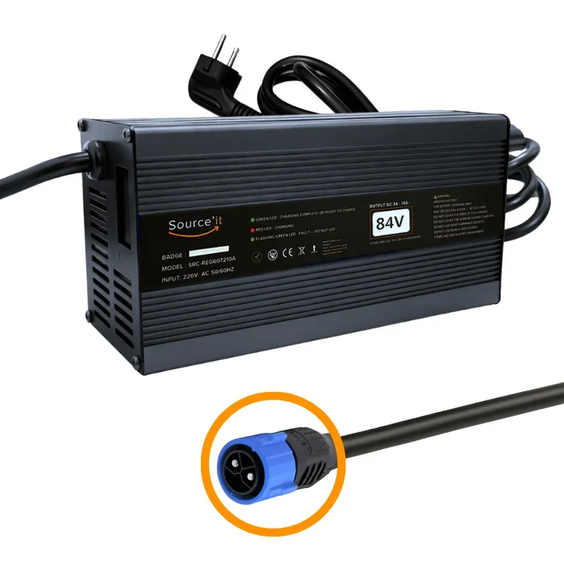 Chargeur Arctic Leopard XE PRO S 72V-84V 10A (Batterie d'origine)