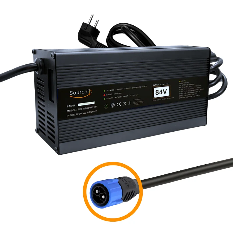 Chargeur Arctic Leopard EX-800 PRO 72V-84V 10A (Batterie d'origine)