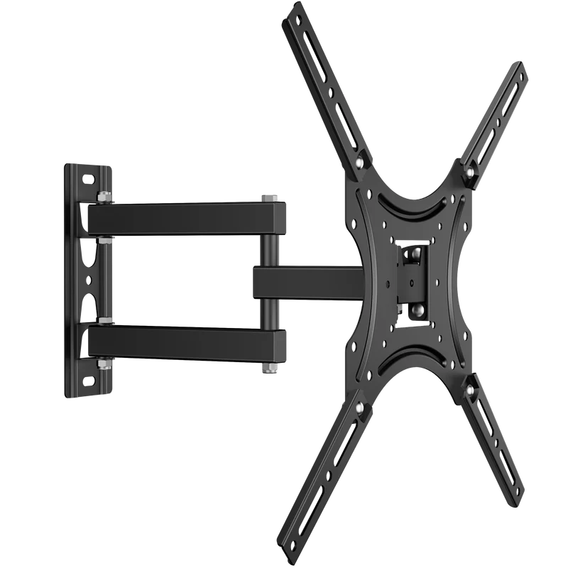 Support TV 26"-55" inclinable et pivotant, noir STE344-B