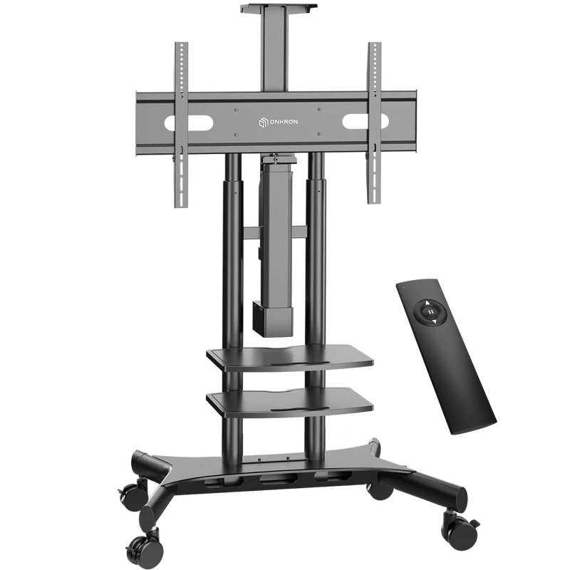 Support Mobile Motorisé pour Télévision 50"-86", max 105,9 kg, Noir TS1881E