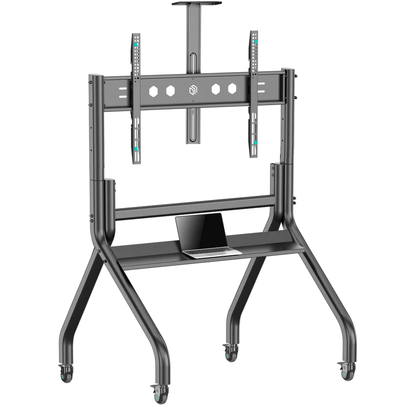 Support Mobile pour Télévision 60"-120", max 150 kg, Noir TS2080